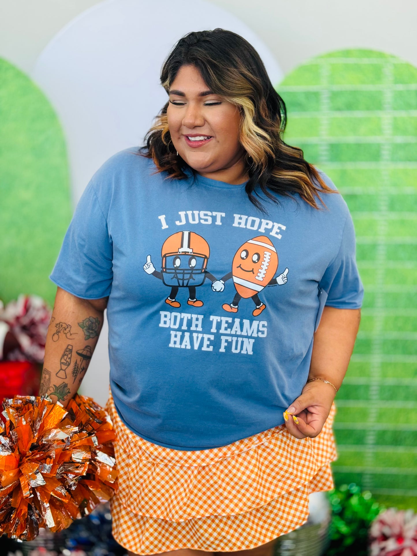 Both Teams Have Fun on Blue Tee (Reg. and Plus)