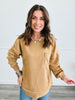 Oversized French Terry Knit Top ( Reg. and Plus) - 2 Colors