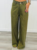 Queen Of Sparkles Olive Green Rhinestone Jeans (Reg. and Plus)