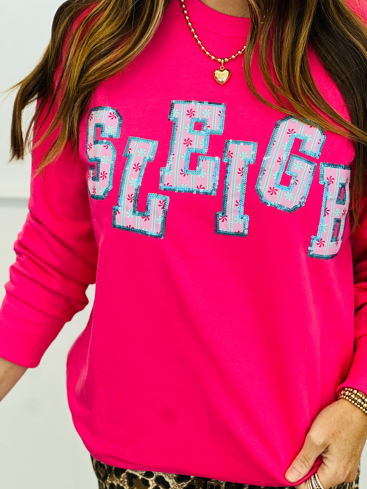 Sleigh Patch Pullover (Reg. and Plus)