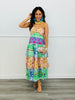Green Ruffle Midi Dress (Reg.)