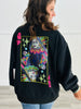 Queen Of Sparkles Black Rainbow Crown Sweatshirt (Reg. and Plus)