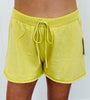 Lime Pointelle Knit Top & Shorts Set (Reg.)