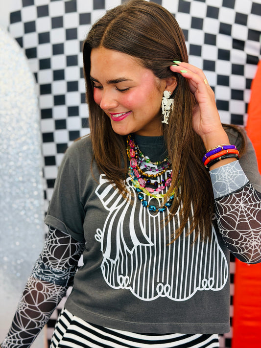 Boo With a Bow Boxy Tee (Reg. and Plus)