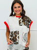 Heather Grey Multi Colorblock Top & Shorts Set (Reg. and Plus)