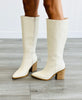 Cream Dare To Be Boots