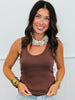 Basic Scoop Neck Tank Top (Reg.) - 4 Colors