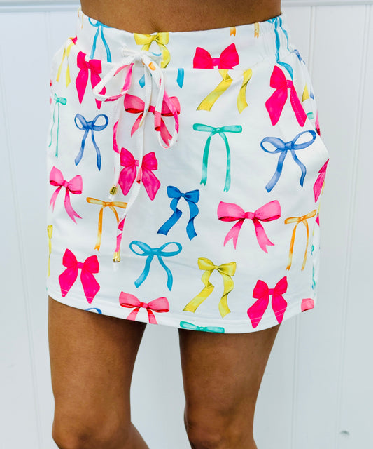 Midnight Bow Neon Pastel Skort (Reg. and Plus)