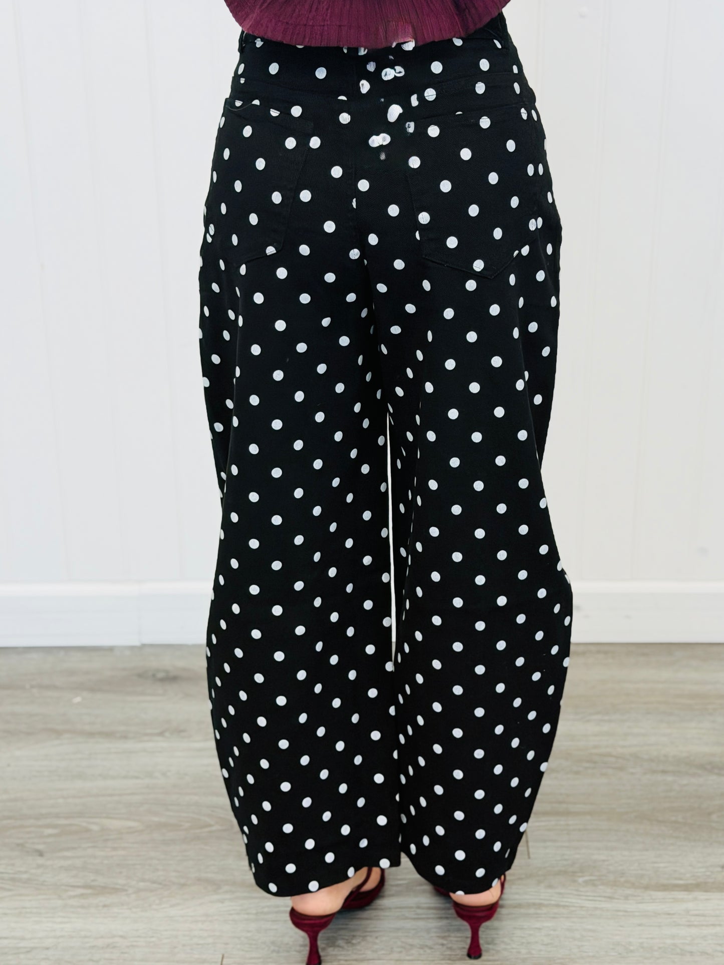 Polka Dot Party Barrel Pants (Reg.) - 4 Colors