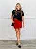 Shoulder Side Gold Button Top (Reg.) - 3 Colors