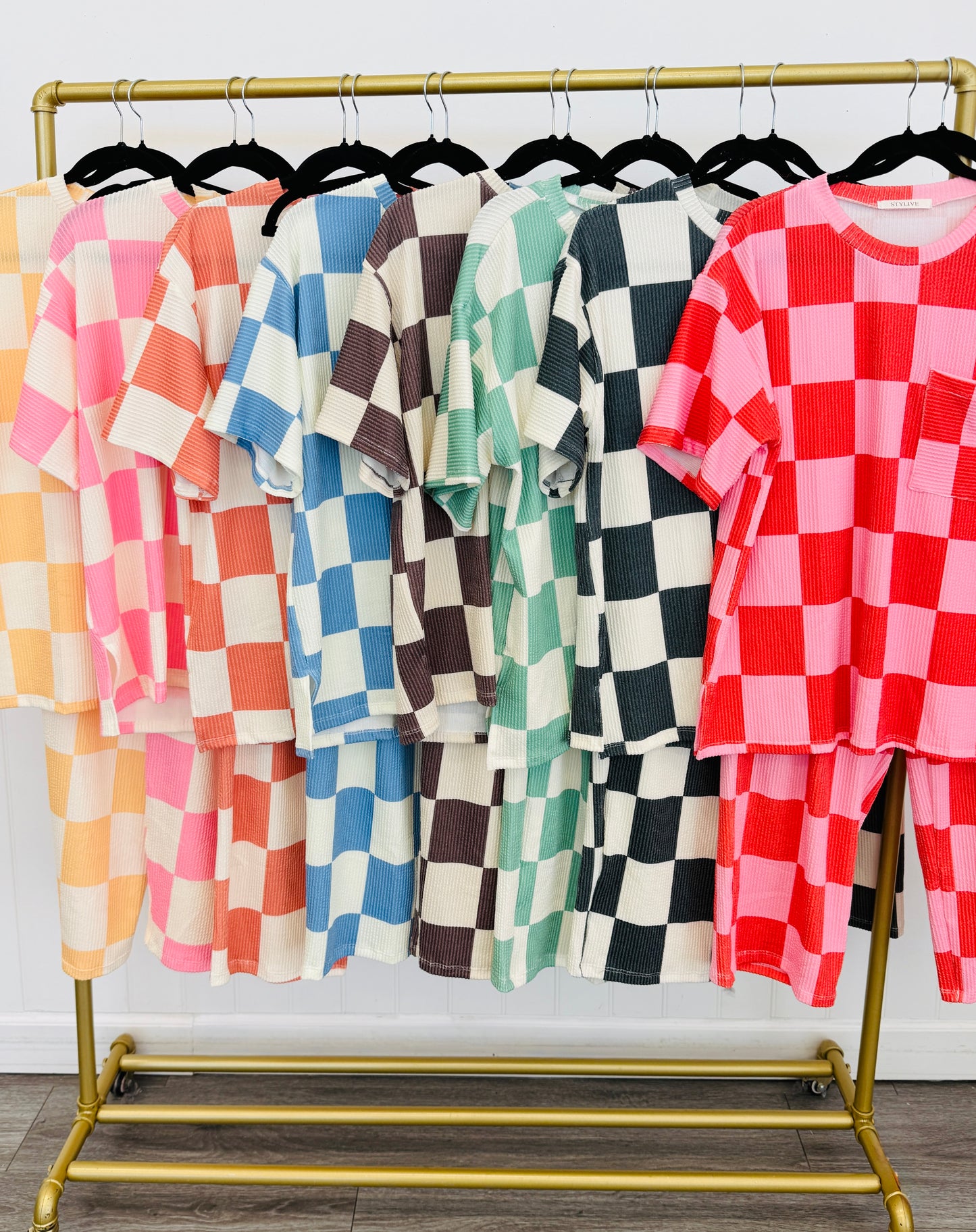 Big Checkerboard Top (Reg.)-8 Colors
