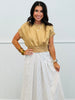 Taupe Illusion Midi Dress (Reg)