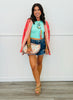 POL Pink Multi Wrap Kimono Jacket (Reg.)