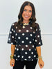 After Dark Polka Dot Emma Mesh Tee (Reg. and Plus)