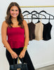 Peplum Cami Tank Top (Reg.) - 4 Colors