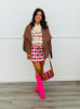 Brown Open Front Cardigan (Reg.)