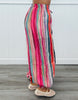 Red/Pink Multi Striped Balloon Pants (Reg.)