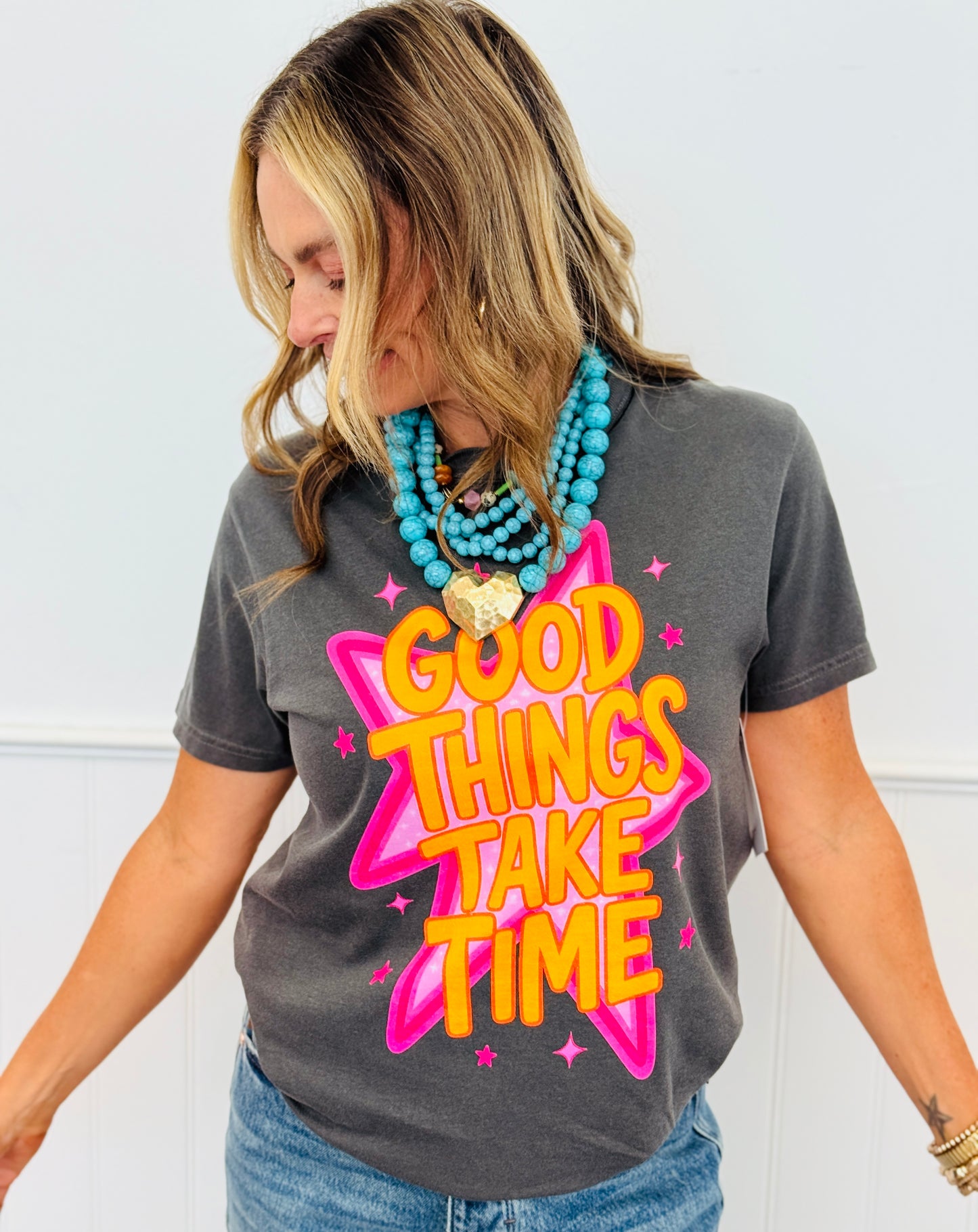 Good Things Take Time Tee (Reg. and Plus)