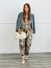 Camo Strapless Wide Leg Jumpsuit (Reg.)