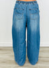 Denim Drawstring Pants (Reg.)