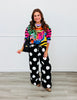 Queen Of Sparkles Rainbow Sequin Tiger Sweater (Reg. and Plus)