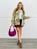 Camo Ruffle Hem Work Jacket (Reg.)