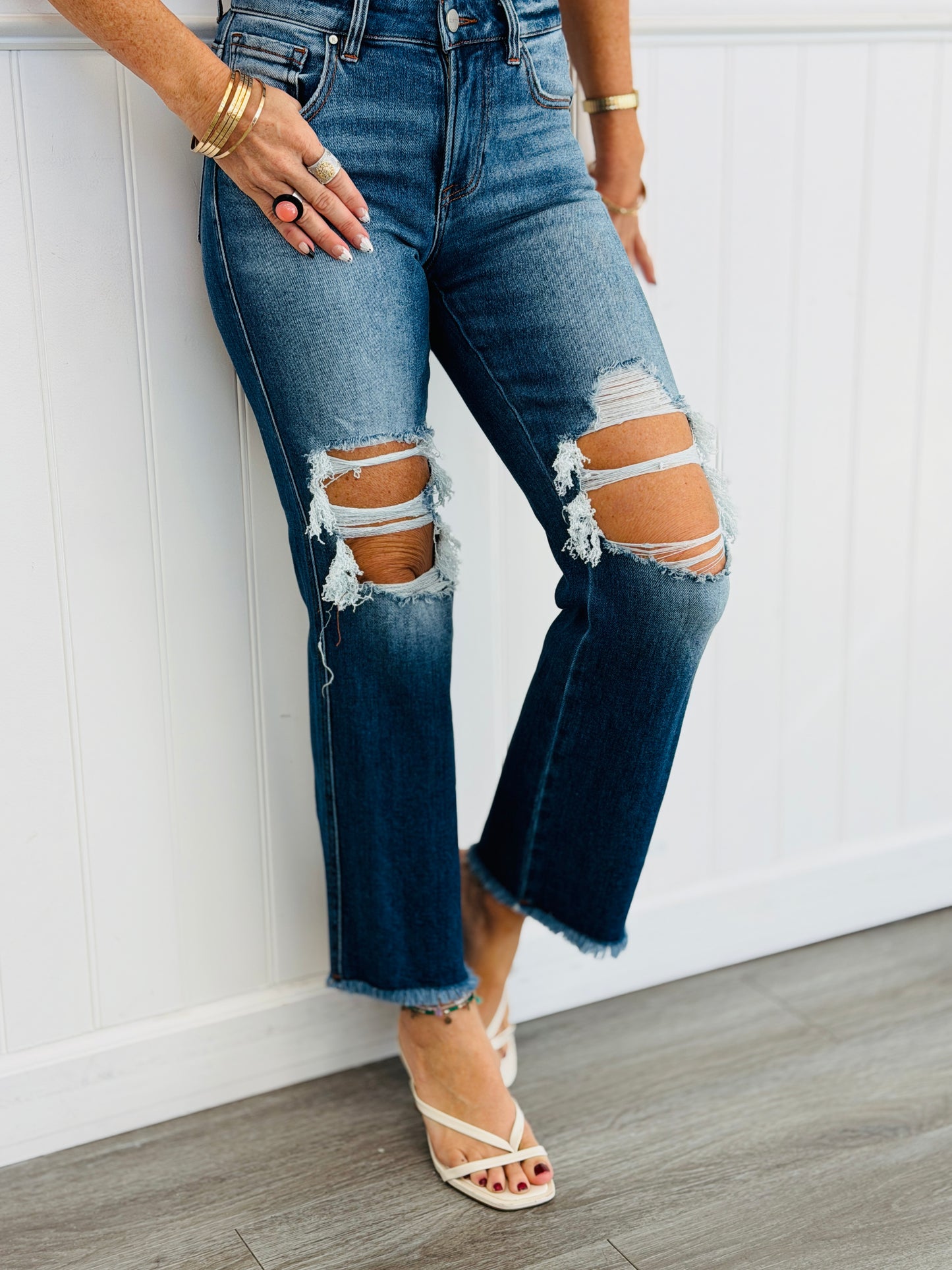 Risen Delaney Mid Rise Jeans (Reg & Plus)