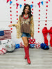 Western Floral Horse Kaftan Top (Reg.) - 2 Colors