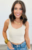 Nylon Ribbed Tank Top (Reg. and Plus) - 4 Colors