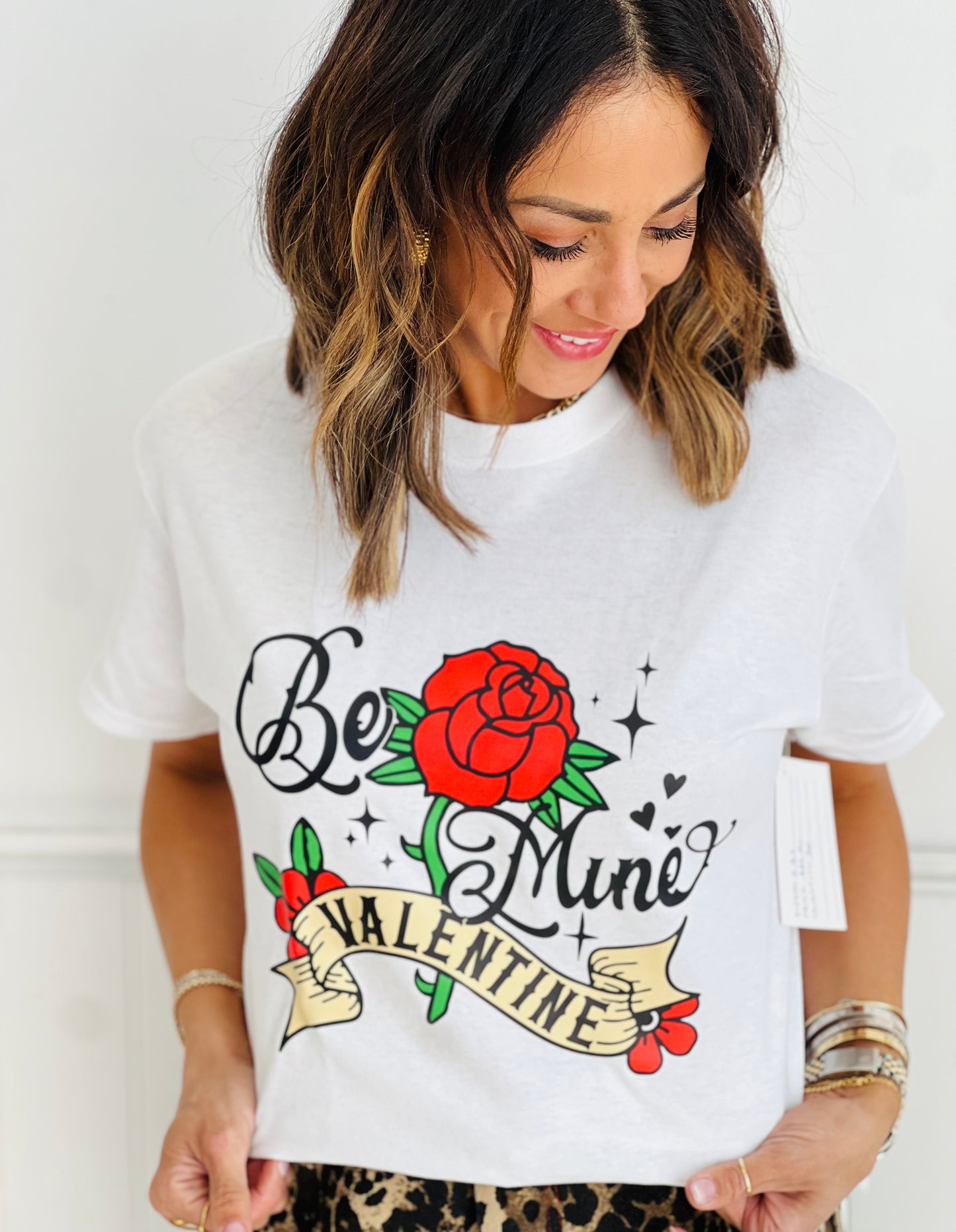 Be Mine Valentine Tattoo Tee (Reg. and Plus)