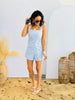 Embroidered Scalloped Romper (Reg.)-2 Colors