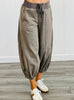 Acid Washed Bubble Pants (Reg. and Plus) - 2 Colors