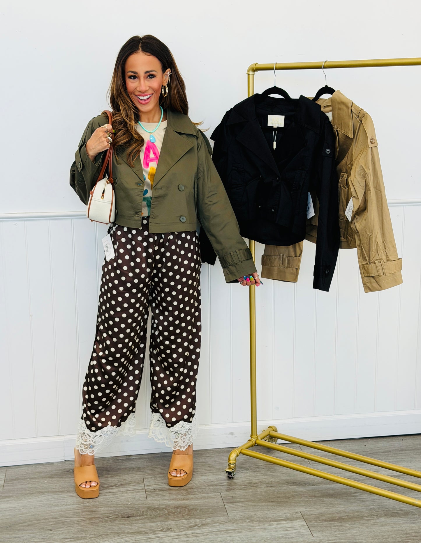 Double Breasted Jacket (Reg & Plus) - 3 Colors
