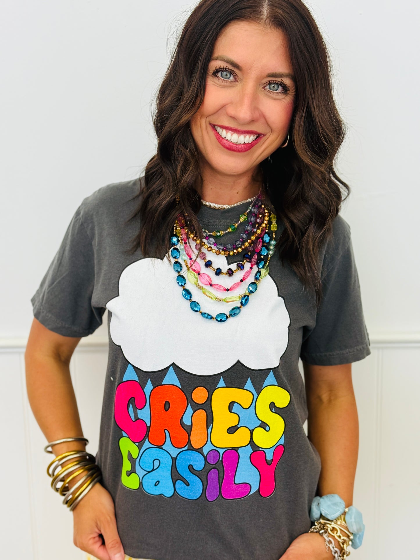 Cries Easily Graphic Tee (Reg. and Plus)