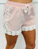 Lace Detail Shorts (Reg.) - 3 Colors