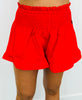 Red Sunny Strolls High Waisted Shorts (Reg. and Plus)