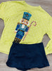 Lime/Blue Polka Dot Sequin Nutcracker Sweatshirt (Reg.)