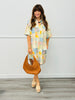 Patchwork Denim Shirt Dress (Reg & Plus)