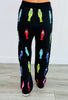 Queen Of Sparkles Black Multi Nutcracker Sparkle Sweat Pant (Reg. and Plus)