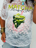 White Lace Matcha Short Sleeve Top (Reg.)