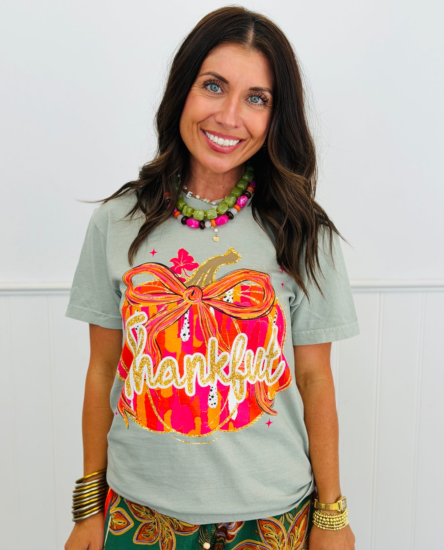 Thankful Pumpkin Graphic Tee (Reg. and Plus)