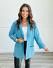 Floral Inside Texture Lined Blazer (Reg.)- 2 Colors