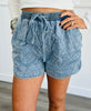 Denim Quilted Shorts (Reg.)