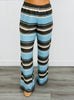 Striped Quarter Zip LS Top & Pants Set (Reg.)