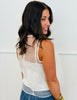 Layered Organza Cami Top (Reg.) - 2 Colors