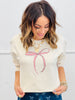 Cream She Is Clothed With Strength & Dignity Bow Sweatshirt (Reg. & Plus)