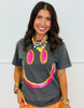Brushstroke Smile Graphic Tee (Reg. and Plus)