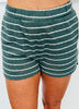 Striped Cap Sleeve Top & Shorts Set (Reg.) - 3 Colors