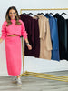 Mock Neck Sweater Top & Midi Skirt Set (Reg.) - 5 Colors