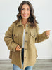 Taupe Lovely Lined Oversized Jacket (Reg & Plus)